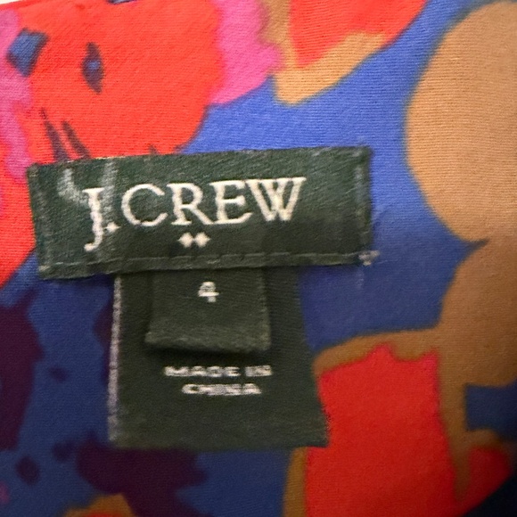 J. Crew Ashbury Jules Multicolour Floral Shift Dress with Pockets - Picture 6 of 12